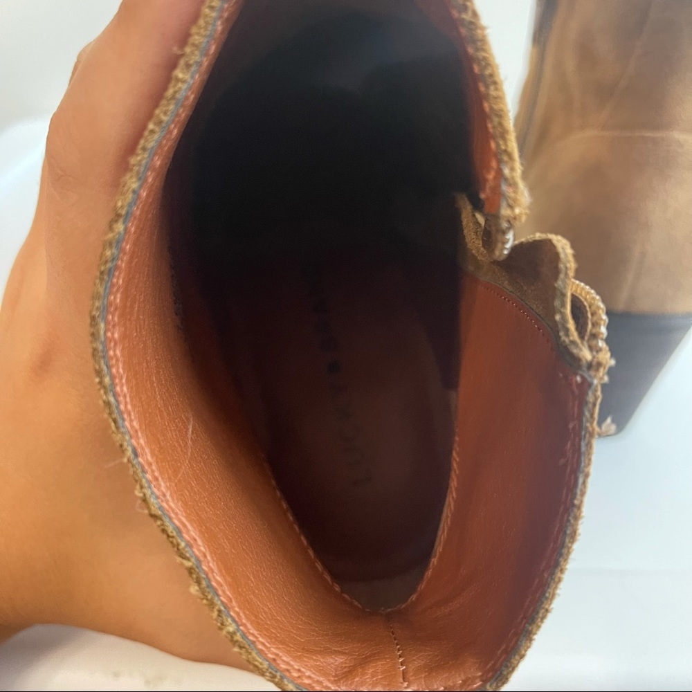 Lucky Brand studded suede latinia ankle boots size 7.5 - Picture 5 of 7